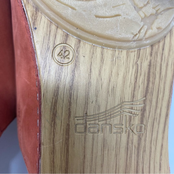 Dansko Maci Coral Nubuck Slide Sandals - Picture 10 of 13